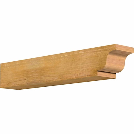 Ekena Millwork Newport Rough Sawn Rafter Tail, Western Red Cedar, 6"W x 6"H x 36"L RFT06X06X36NEW00RWR